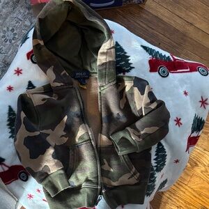 Polo by Ralph Lauren toddler 2T Green Camouflage Hoodie